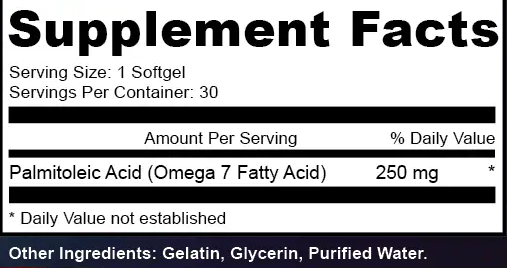 Ultra Omega Burn Ingredients